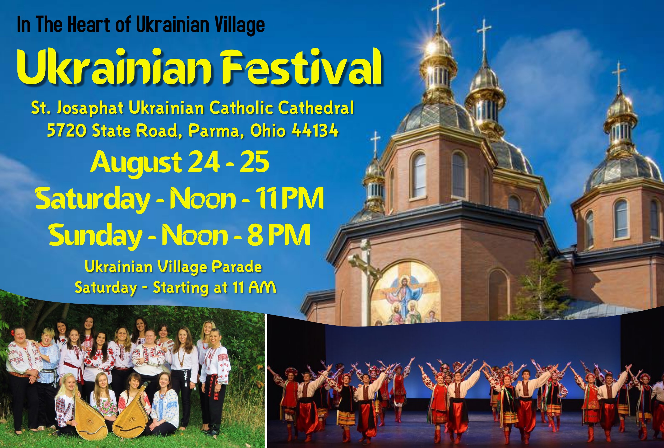 Ukrainian Festival at St Josaphat Cathedral, August 2425, 2019 St
