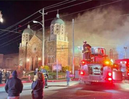 Fire at St Vladimir Ukrainian Catholic church in Arnold, PA